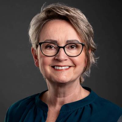 Zakelijke portretfoto van een vrouw