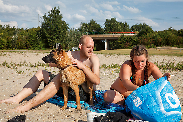 Almere Poort, 2013. 'Dog beach', Almeerderstrand.