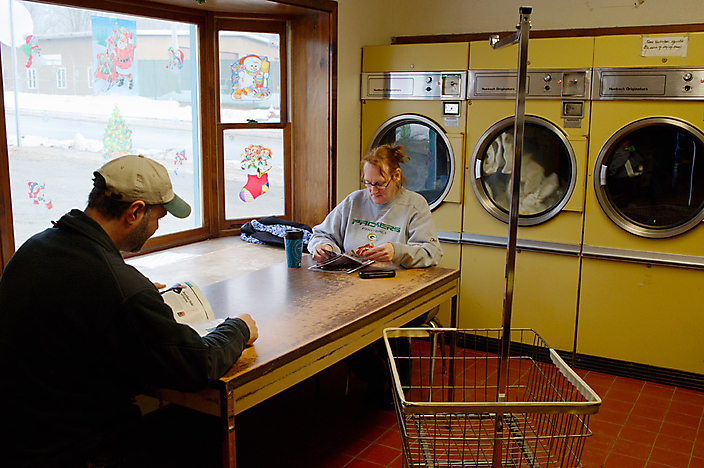 Speedy Steve's Laundromat, North Walpole, New Hampshire, USA.